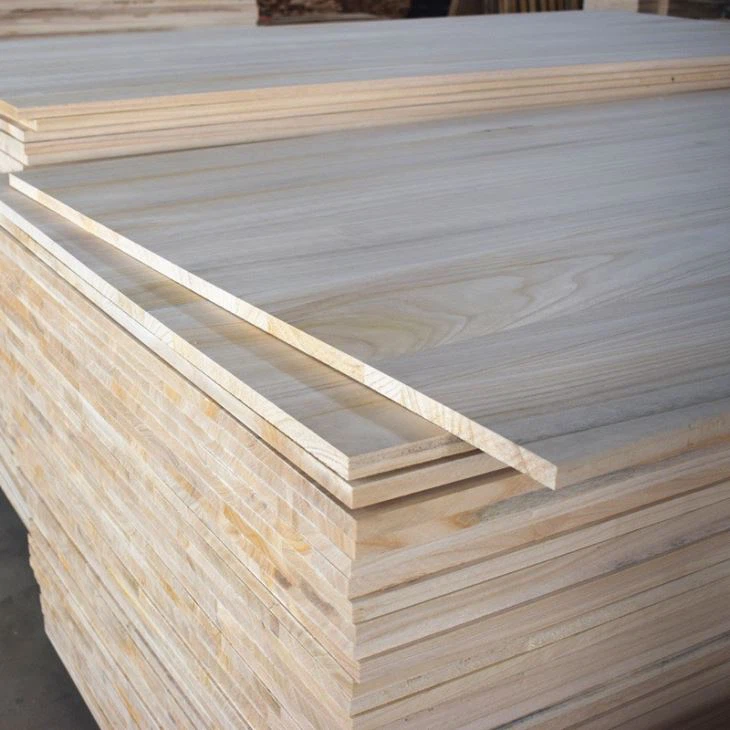 Planches en bois collé Paulownia Edge